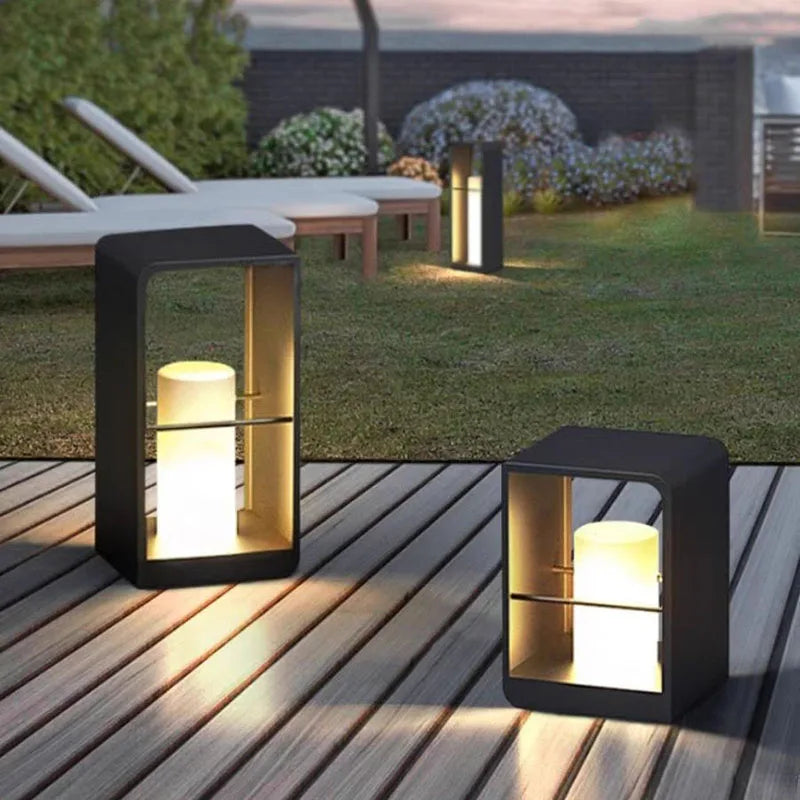 NightCube – Elegant Solar LED Light for Outdoor Ambiance - KaveCore