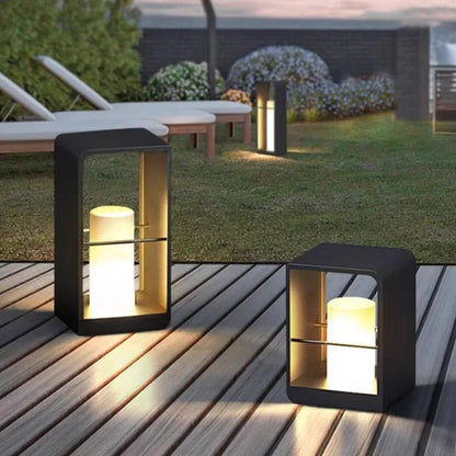 NightCube – Elegant Solar LED Light for Outdoor Ambiance - KaveCore