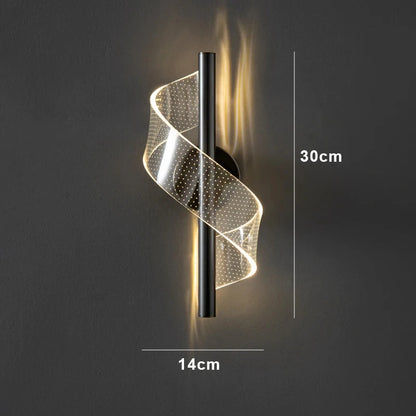 Spiral LED Wall Lamp - KaveCore