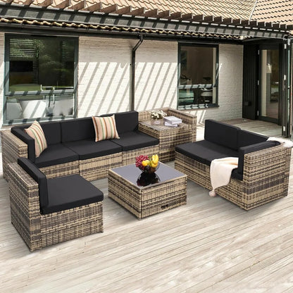 Stratus Patio Lounge Set 8-Piece US - KaveCore