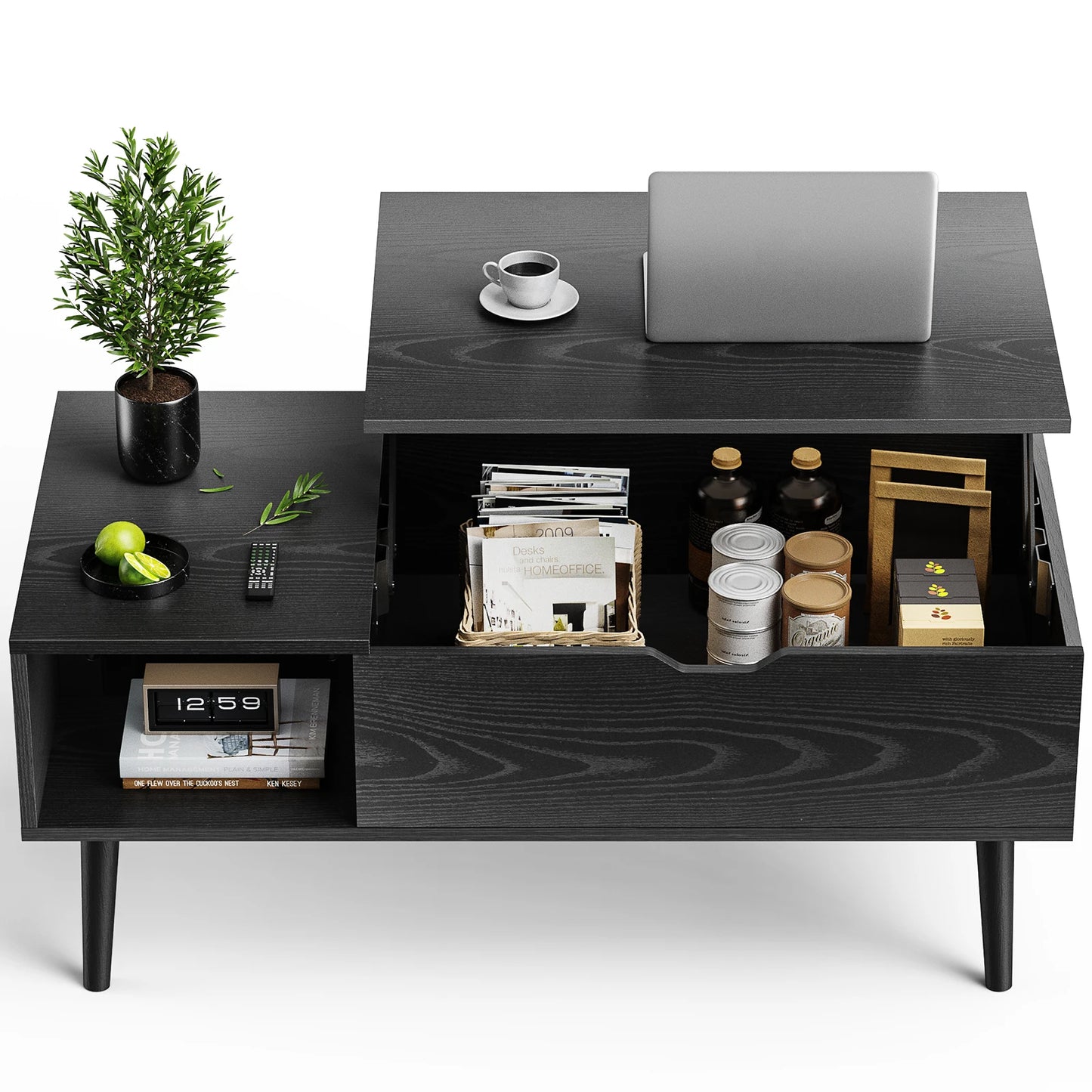 Easy-Lift Coffee Table with Storage US