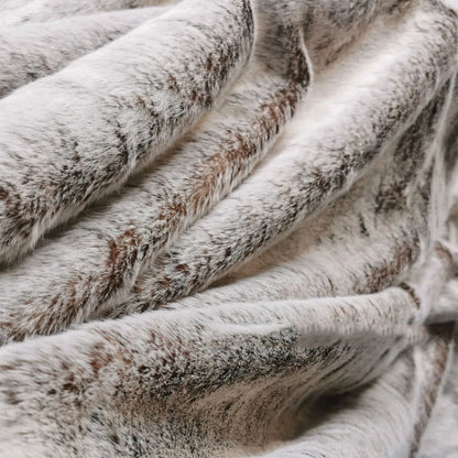 St. Moritz Luxe Chalet Faux-Fur Blanket Throw