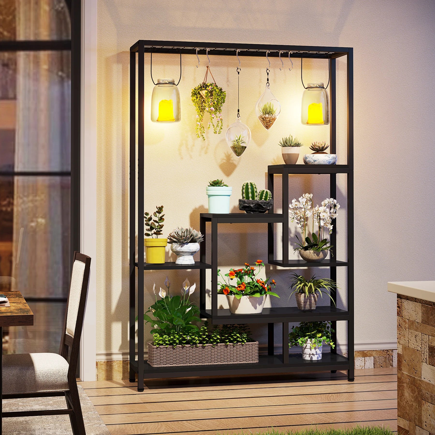 Skyline Greens Rack – 5 Tier Storage & Display Shelf US - KaveCore