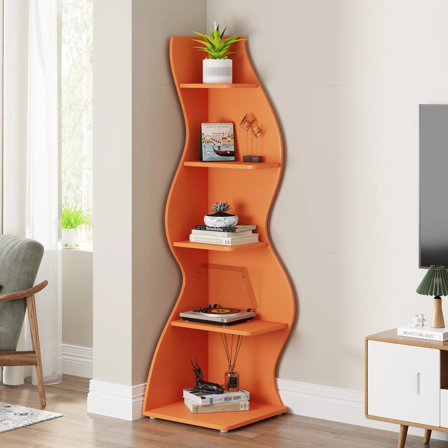 Waveline Corner Shelf US - KaveCore