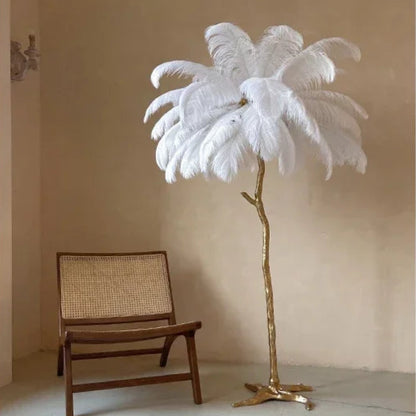 Palmira Feather Floor Lamp
