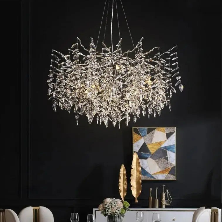Crystal Rainfall Chandelier
