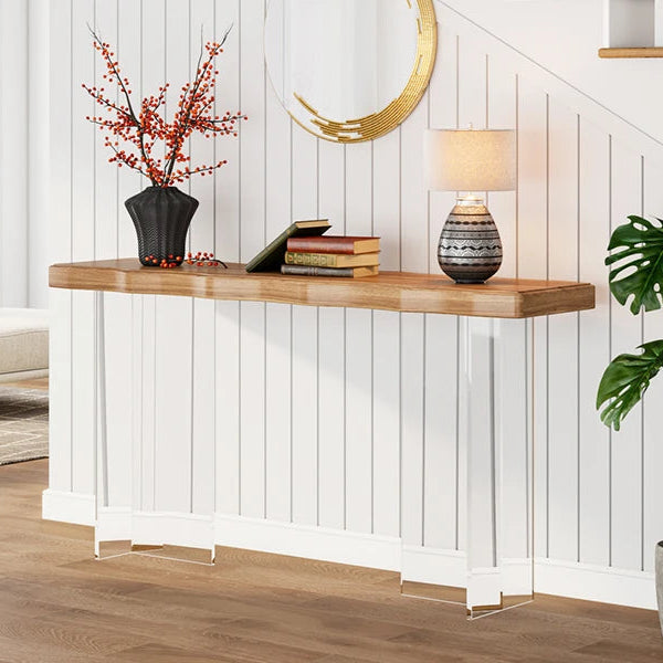 Edge47 – Slim Console with Transparent Legs US - KaveCore