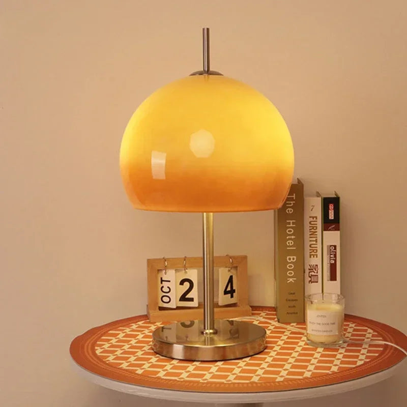 Sunset Amber Dome Lamp