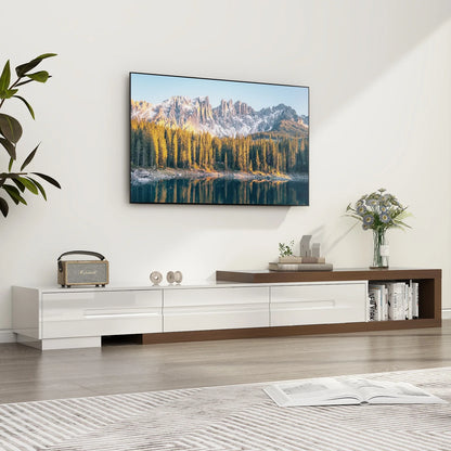 The AlignMax Media Console – Extendable TV Cabinet with 3 Drawers & Shelf US - KaveCore