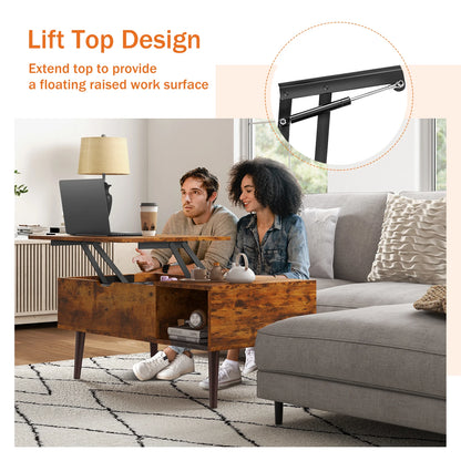 Easy-Lift Coffee Table with Storage US