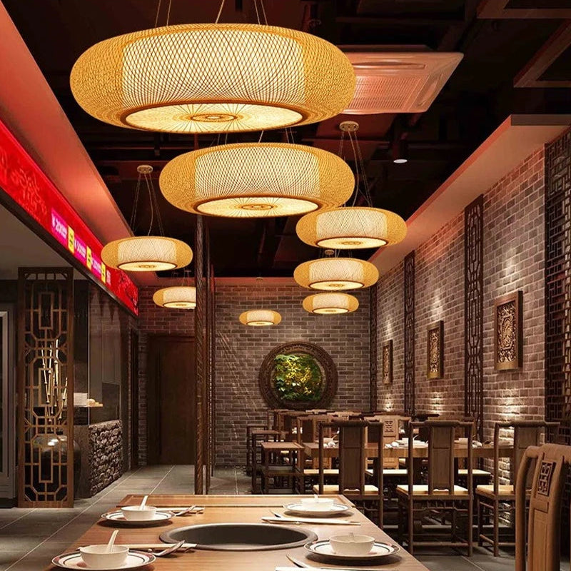 Hinoki Glow Chandelier