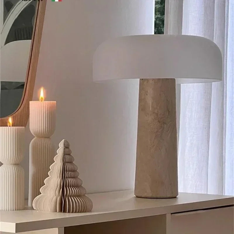 Kinoko Marble Stone Lamp - KaveCore