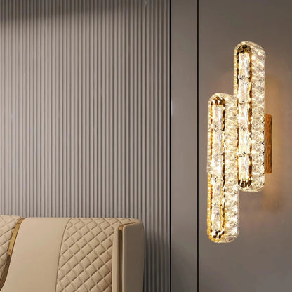 Seraphina Twin Crystal Wall Light