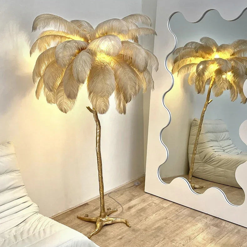 Palmira Feather Floor Lamp