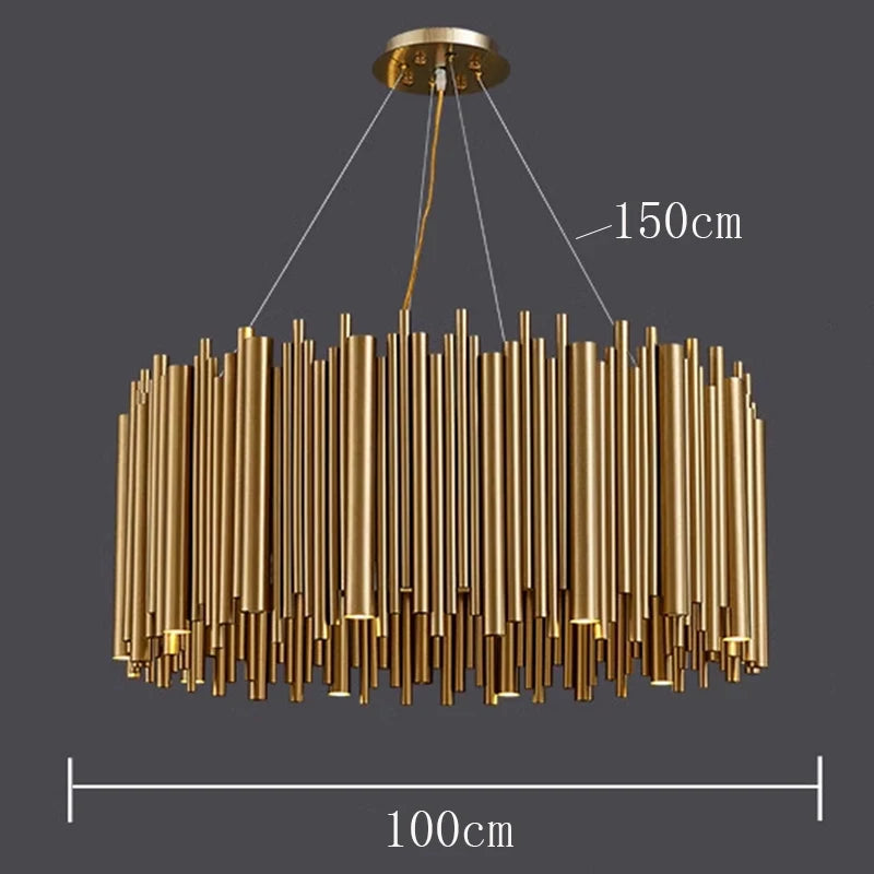 Gold Rhapsody Chandelier