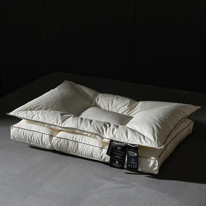 Royal Loft Jacquard Goose Down Cradle Pillow