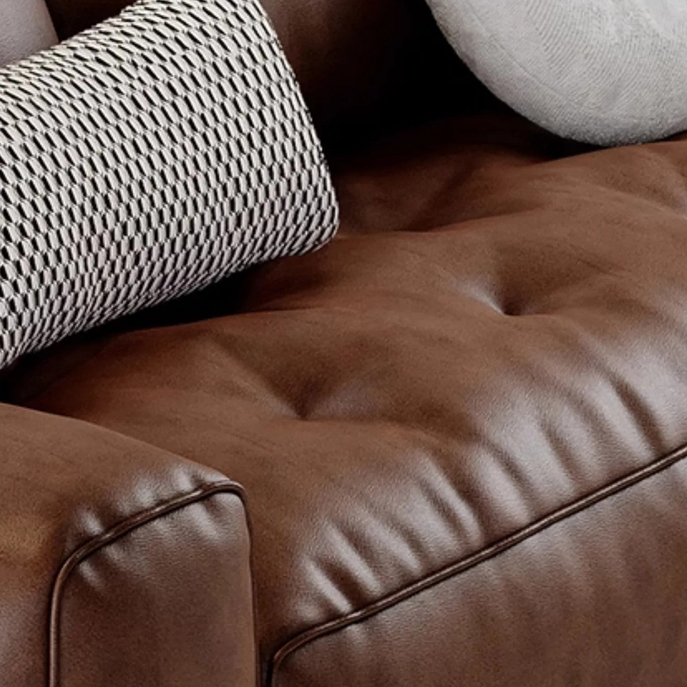 Lazaro Leather Sofa