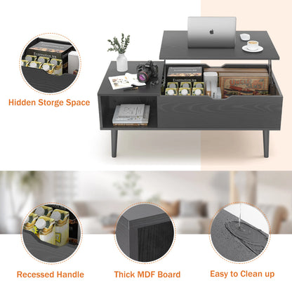 Easy-Lift Coffee Table with Storage US