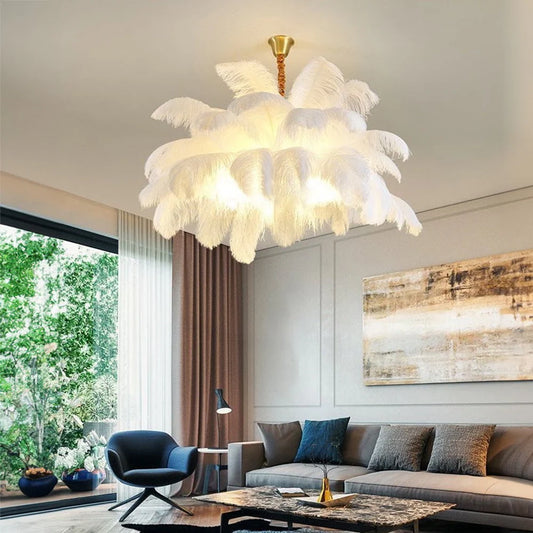 Palmira Feather Pendant Chandelier