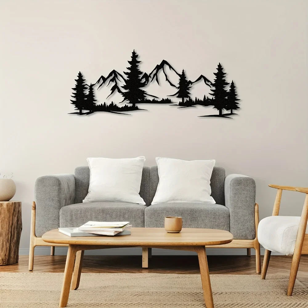 Blackridge Pine Panorama Metal Wall Art