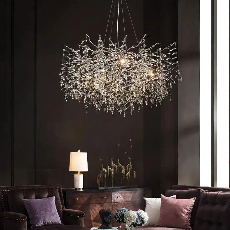 Crystal Rainfall Chandelier