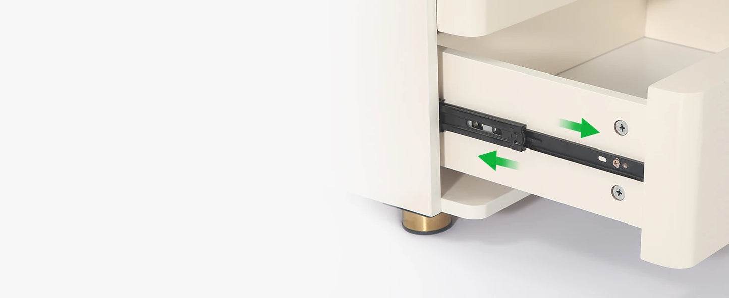 Nova Glass Nightstand US