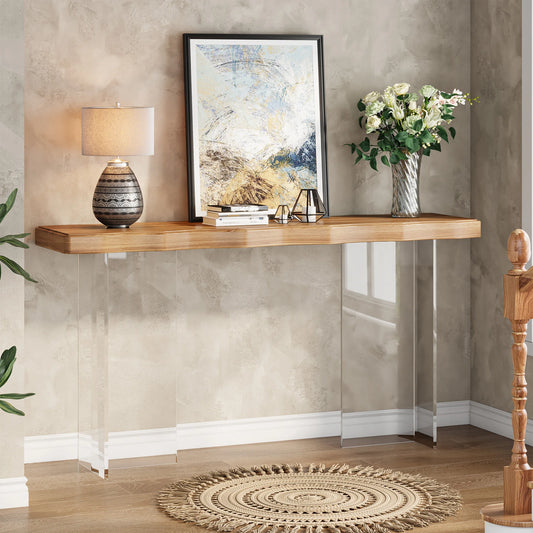 Edge47 – Slim Console with Transparent Legs US - KaveCore