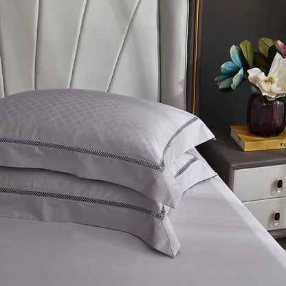 Palais Diamond Duvet Cover Set (Long-Staple Sateen Cotton)