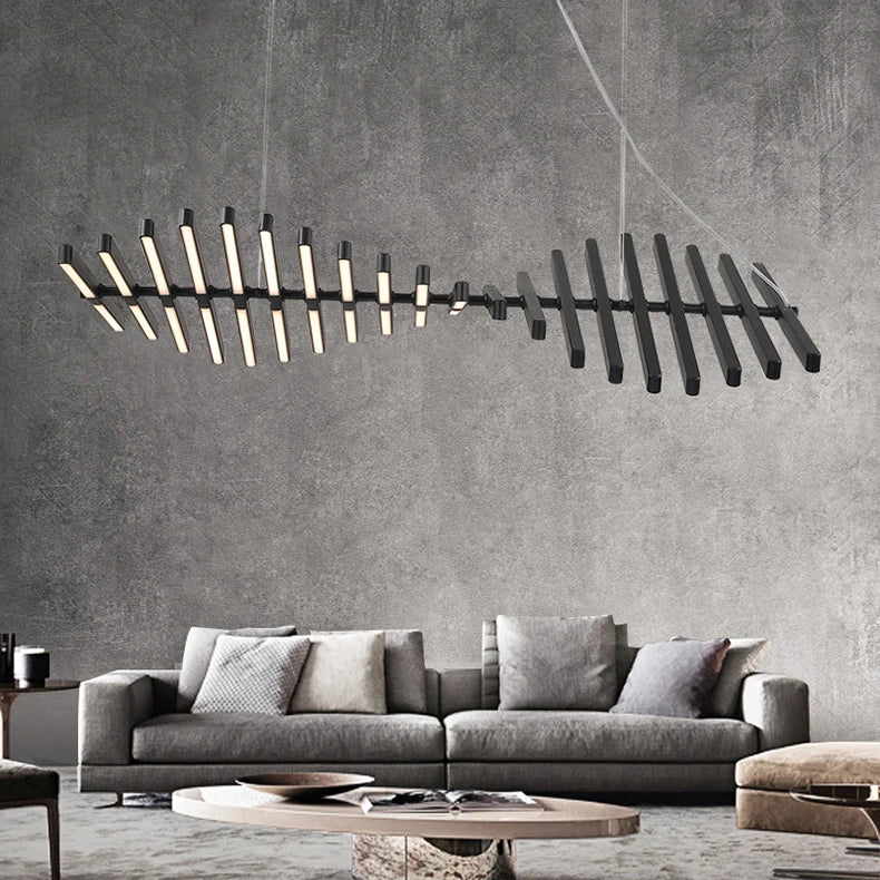 Floating Rib Chandelier