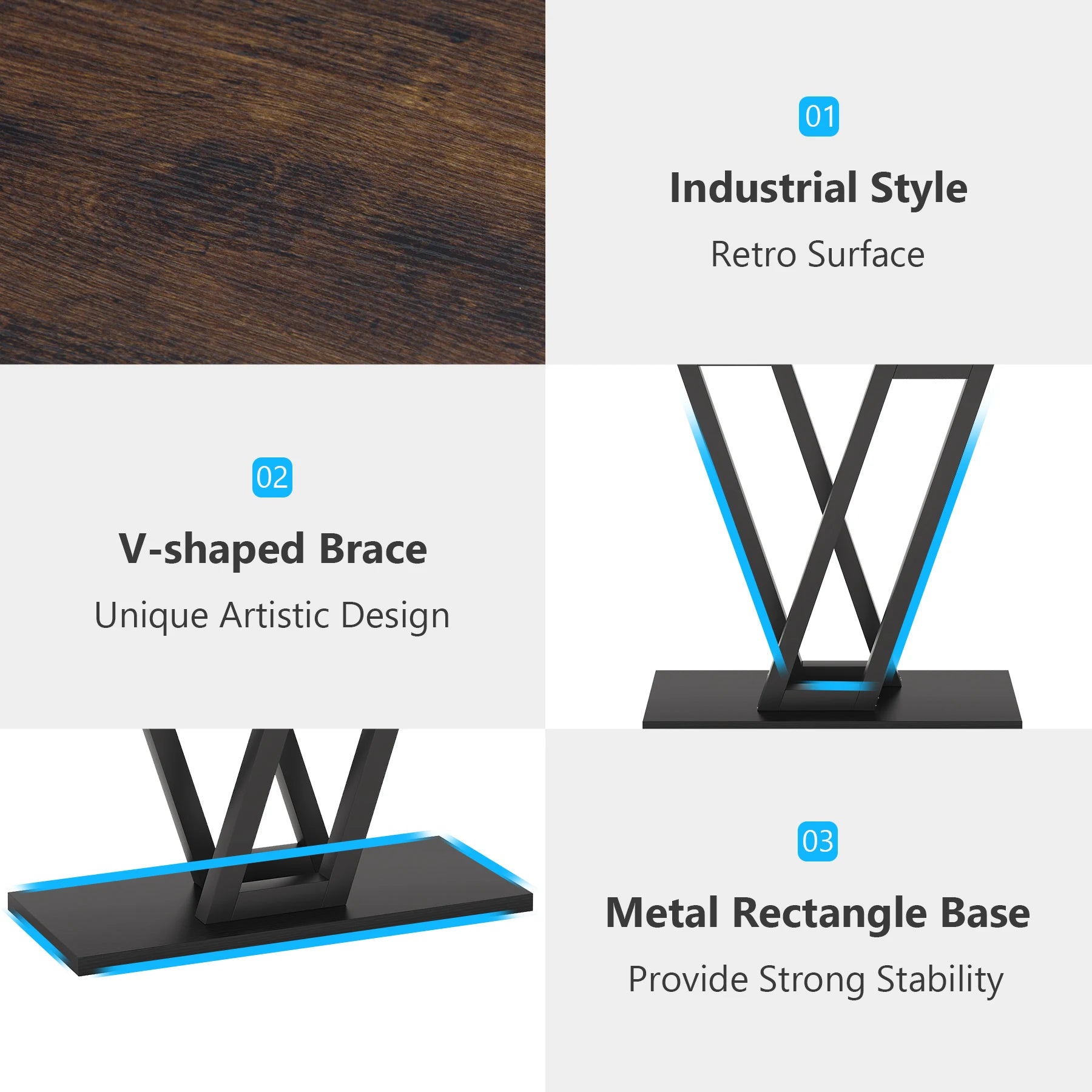V-Line Console Table US - KaveCore