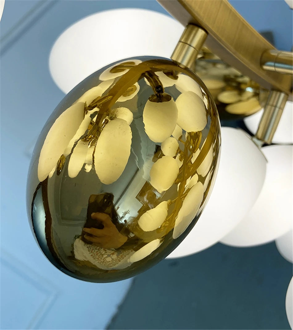 Golden Bloom Chandelier