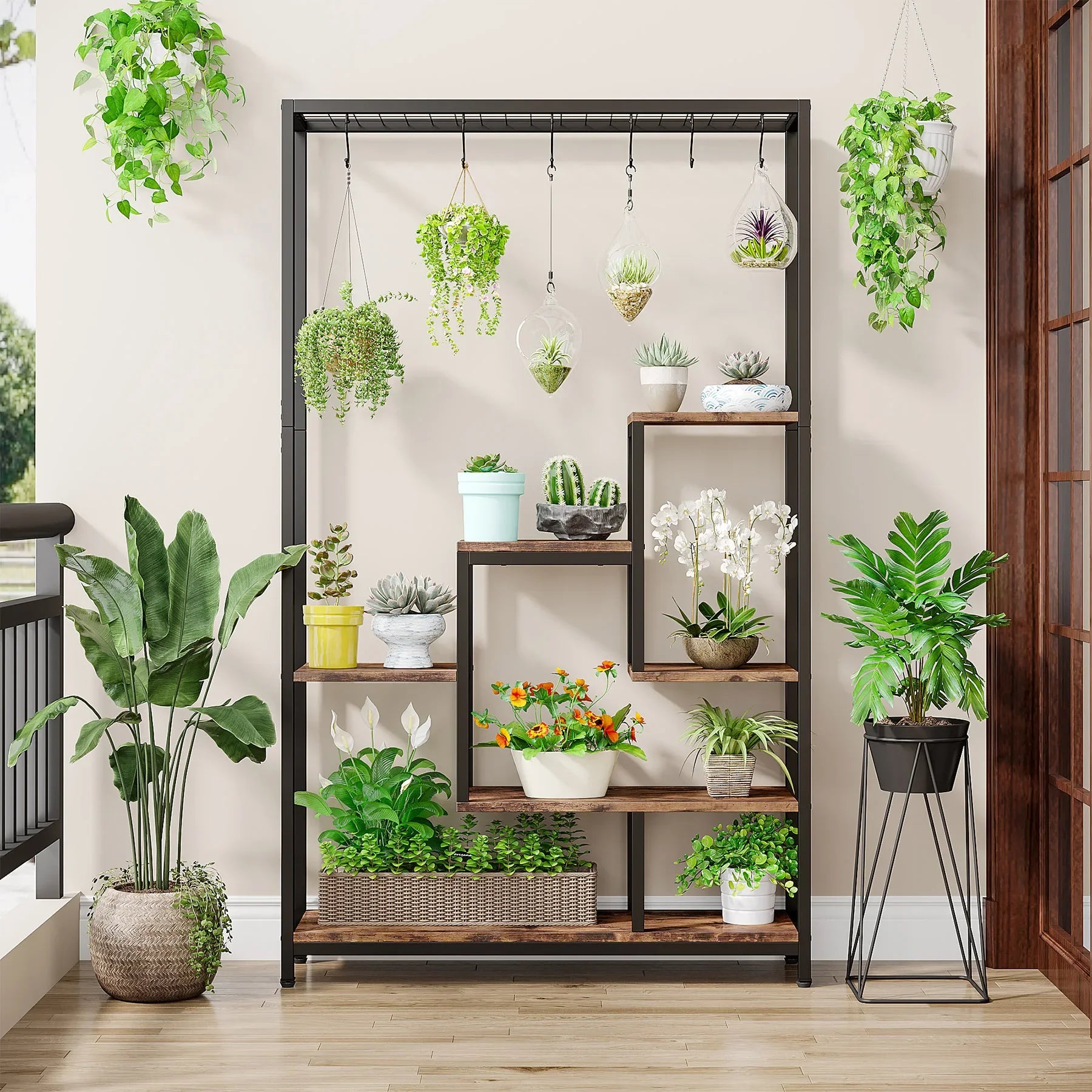 Skyline Greens Rack – 5 Tier Storage & Display Shelf US - KaveCore