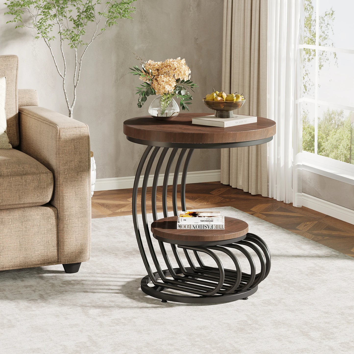 Evoque Curve Side Tables US