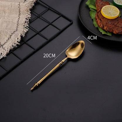 Prestige Golden Cutlery Set