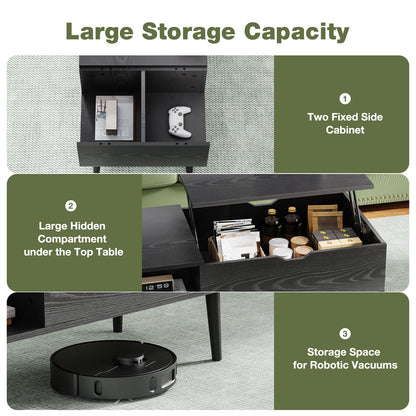 Easy-Lift Coffee Table with Storage US