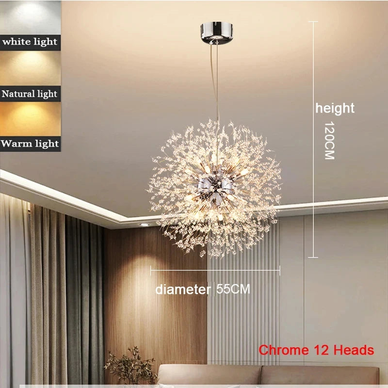 Crystal Nebula Chandelier