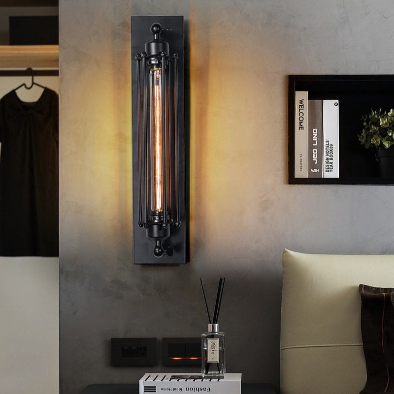 Steampunk Iron Wall Lamp - KaveCore