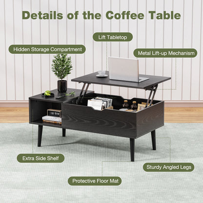 Easy-Lift Coffee Table with Storage US