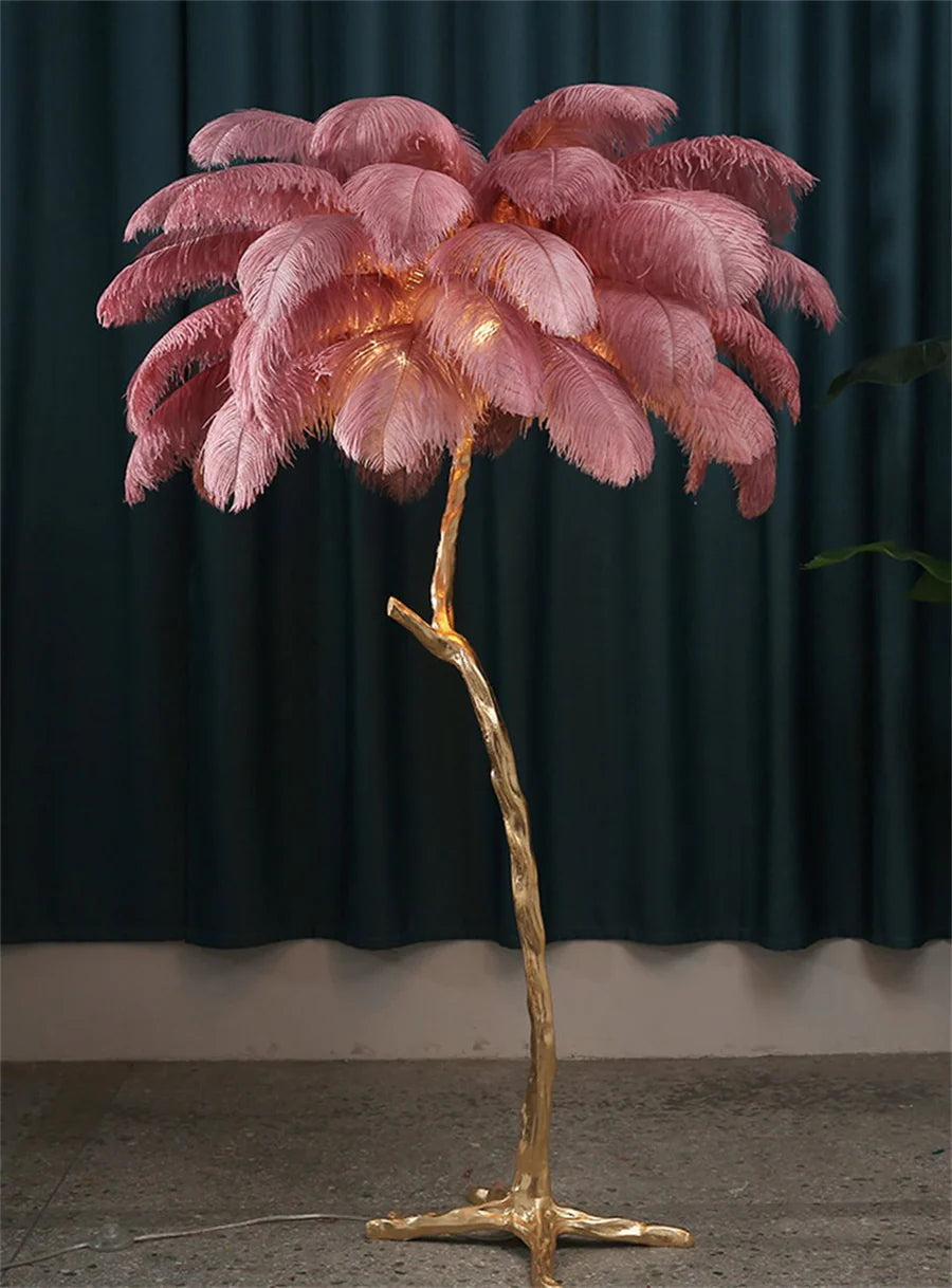 Palmira Feather Floor Lamp