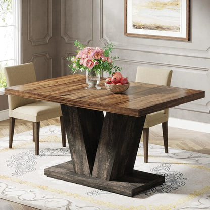 Rustic Sierra V Dining Table US - KaveCore