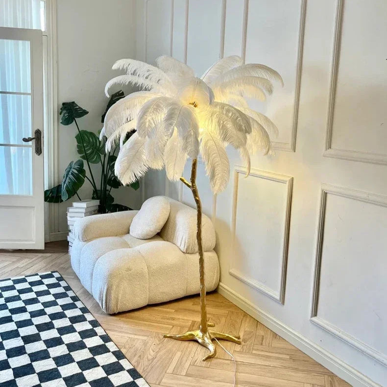 Palmira Feather Floor Lamp