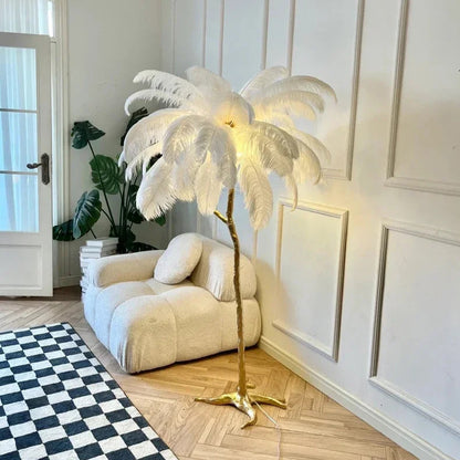 Palmira Feather Floor Lamp