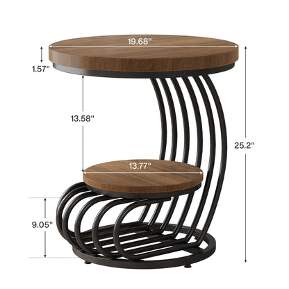 Evoque Curve Side Tables US