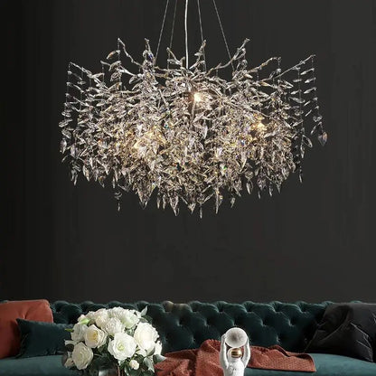 Crystal Rainfall Chandelier