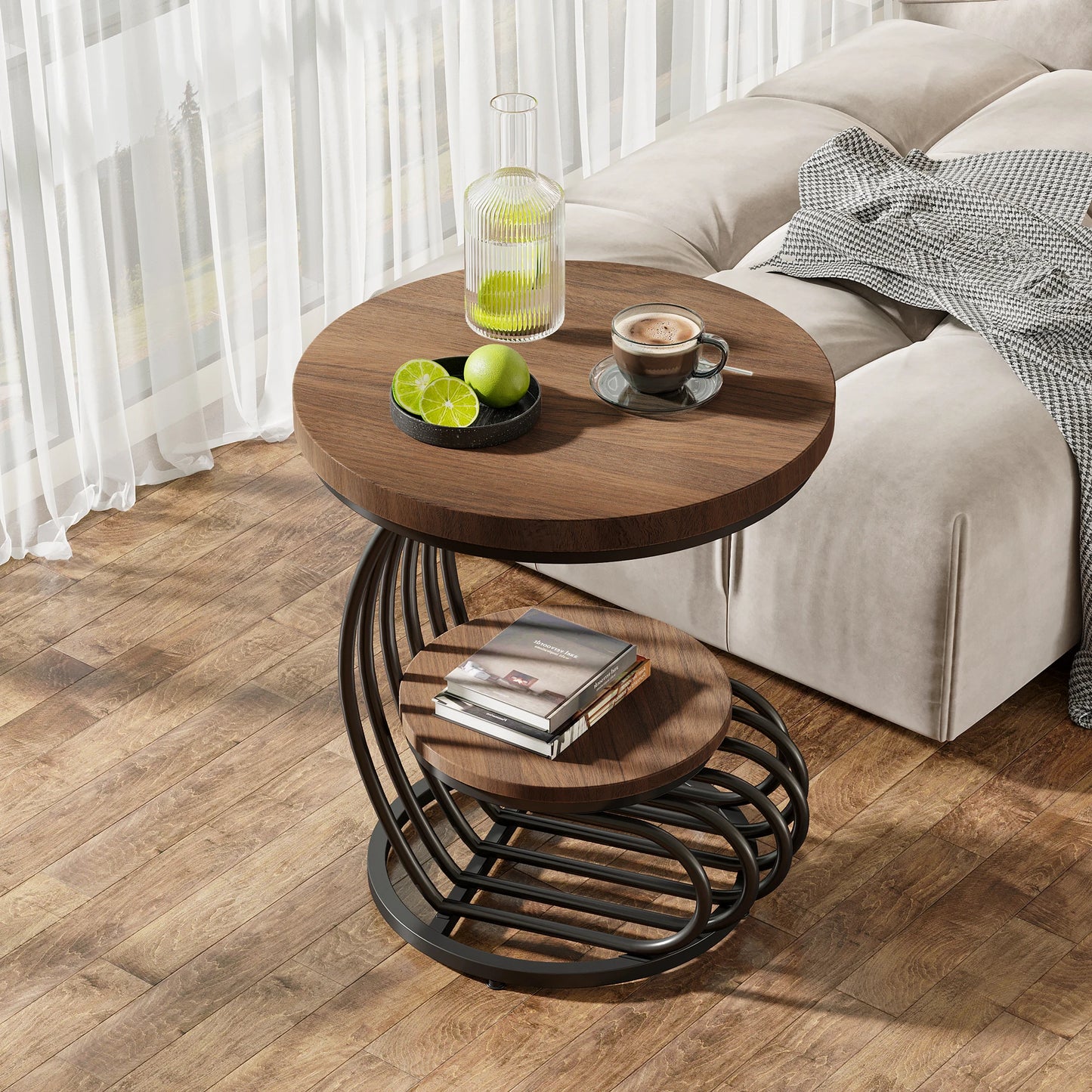 Evoque Curve Side Tables US
