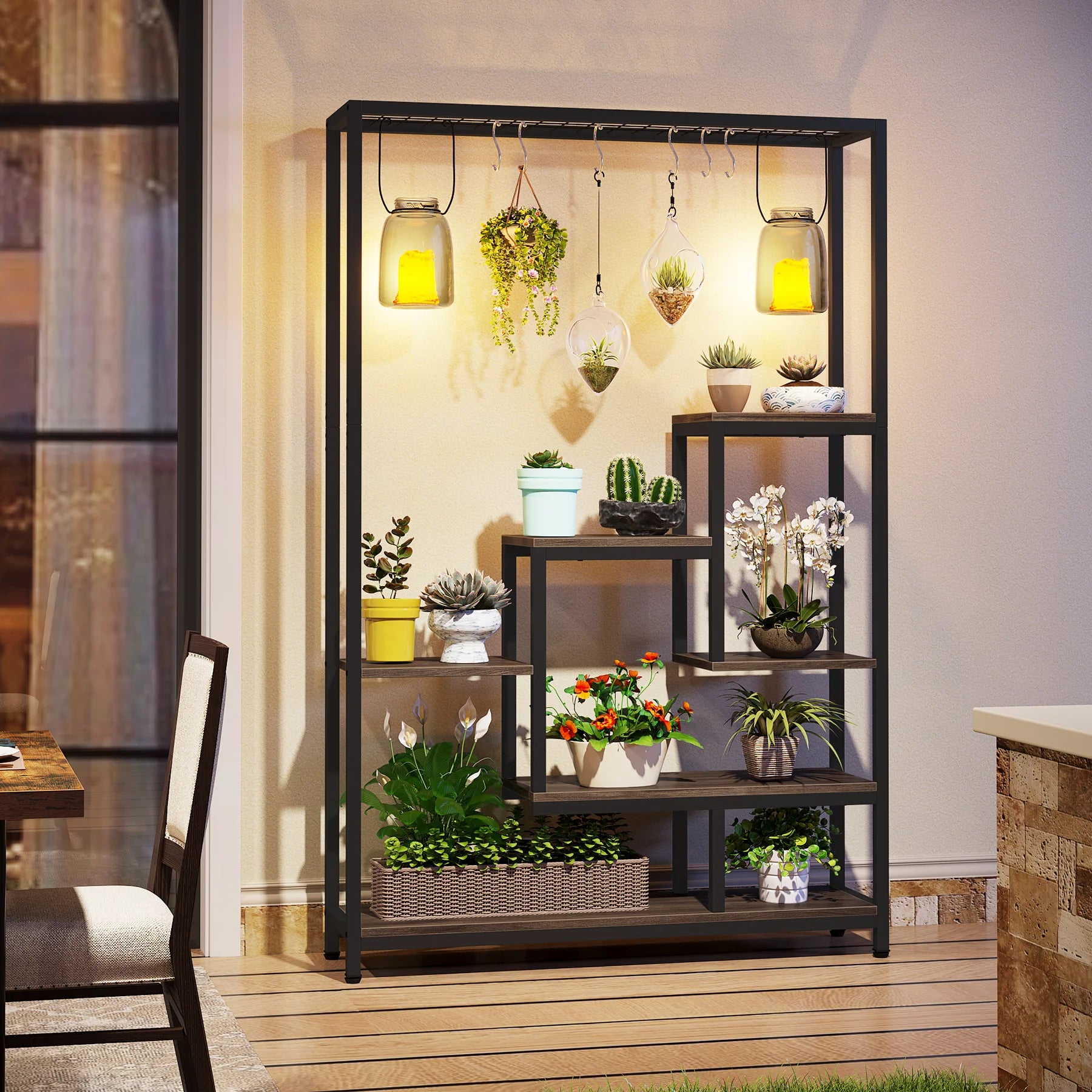 Skyline Greens Rack – 5 Tier Storage & Display Shelf US - KaveCore