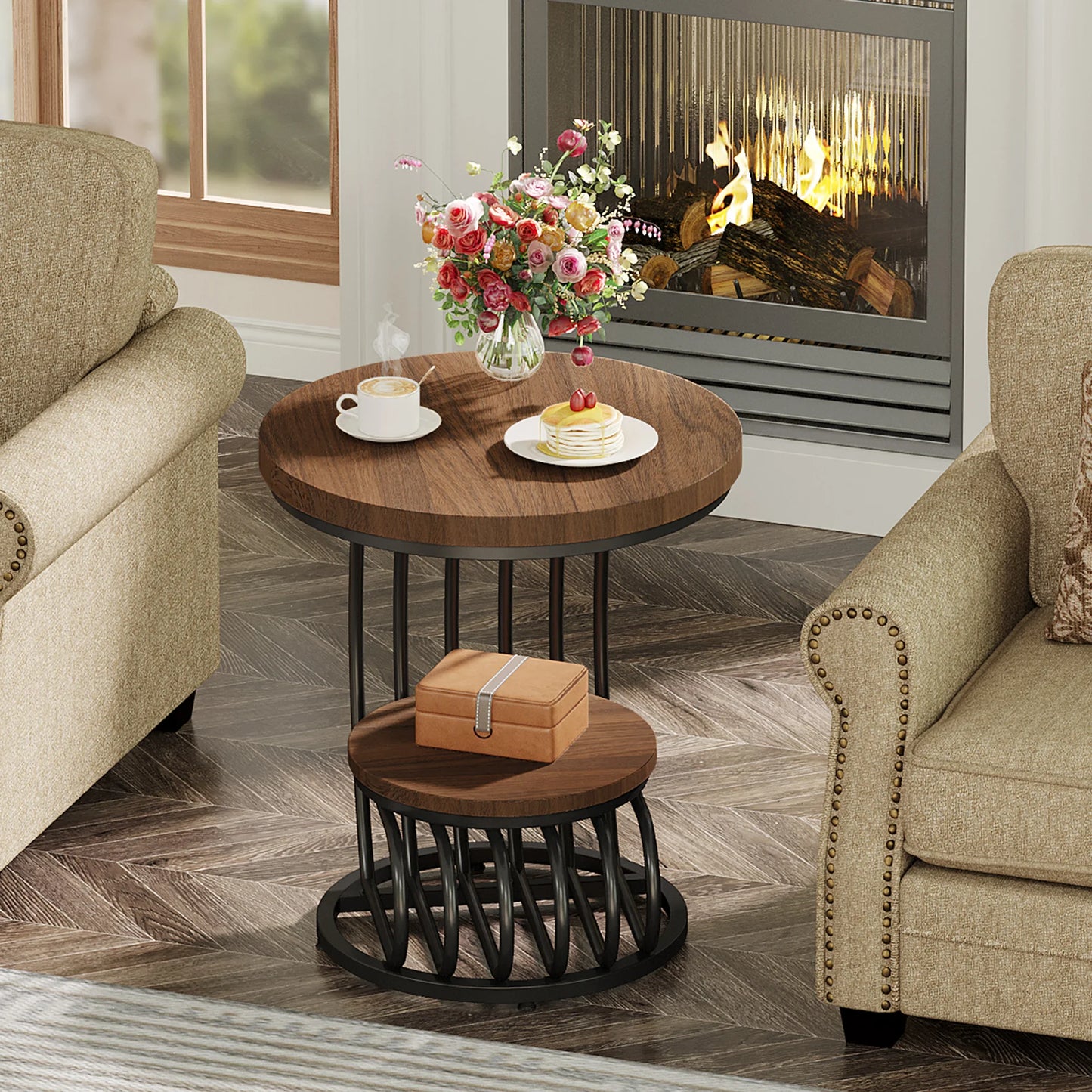Evoque Curve Side Tables US
