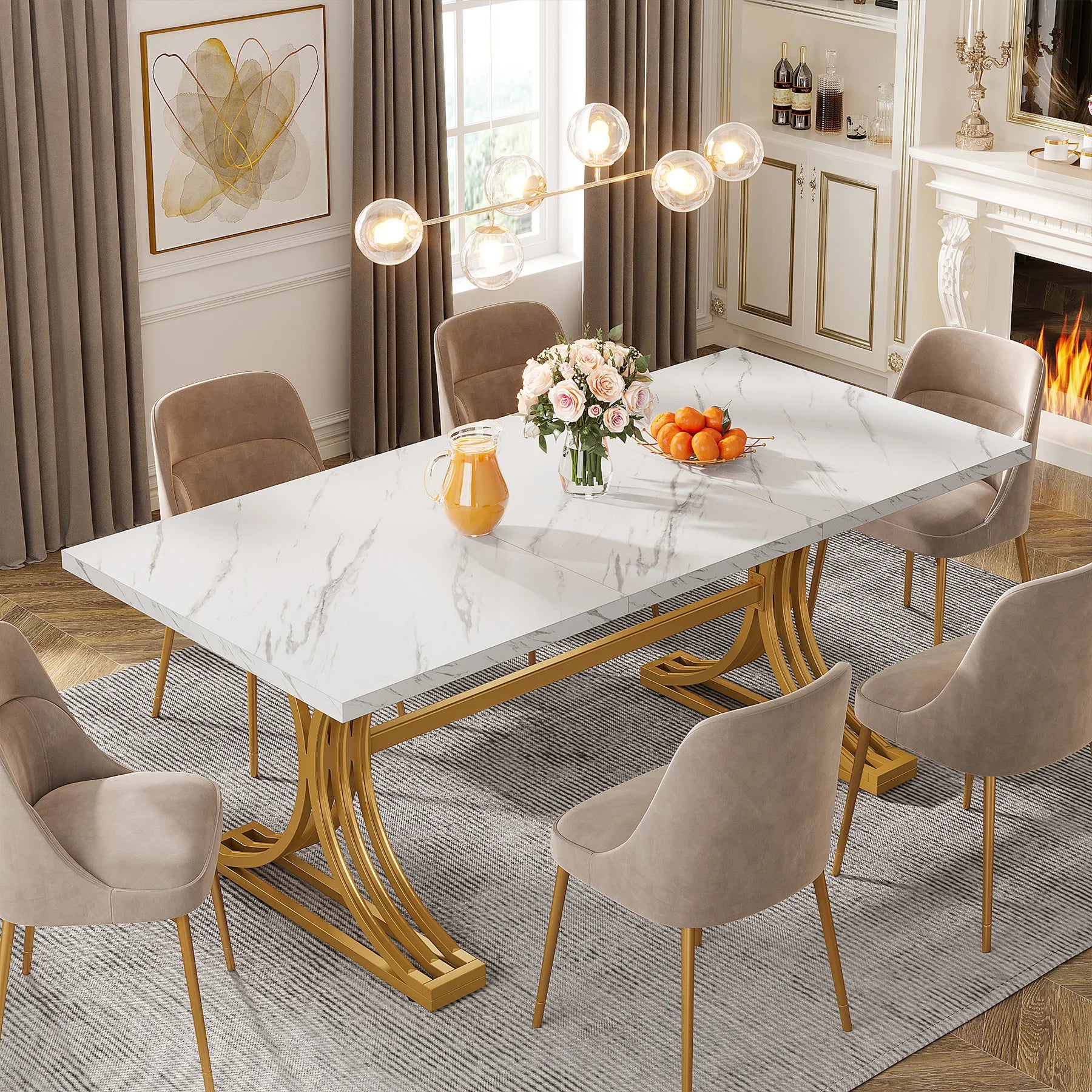 Opulence Dining Table US - KaveCore