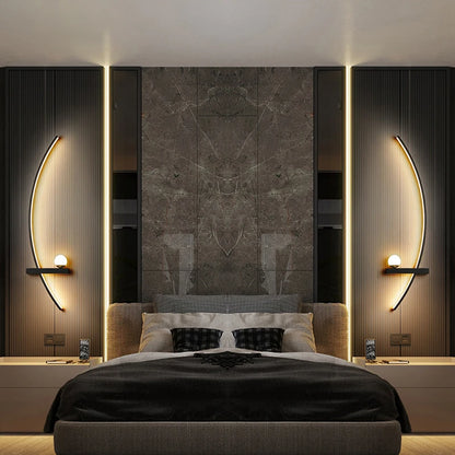 Moon Arc Wall Light - KaveCore