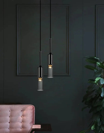 Eclipse Sphere Smoked Crystal Pendant Light
